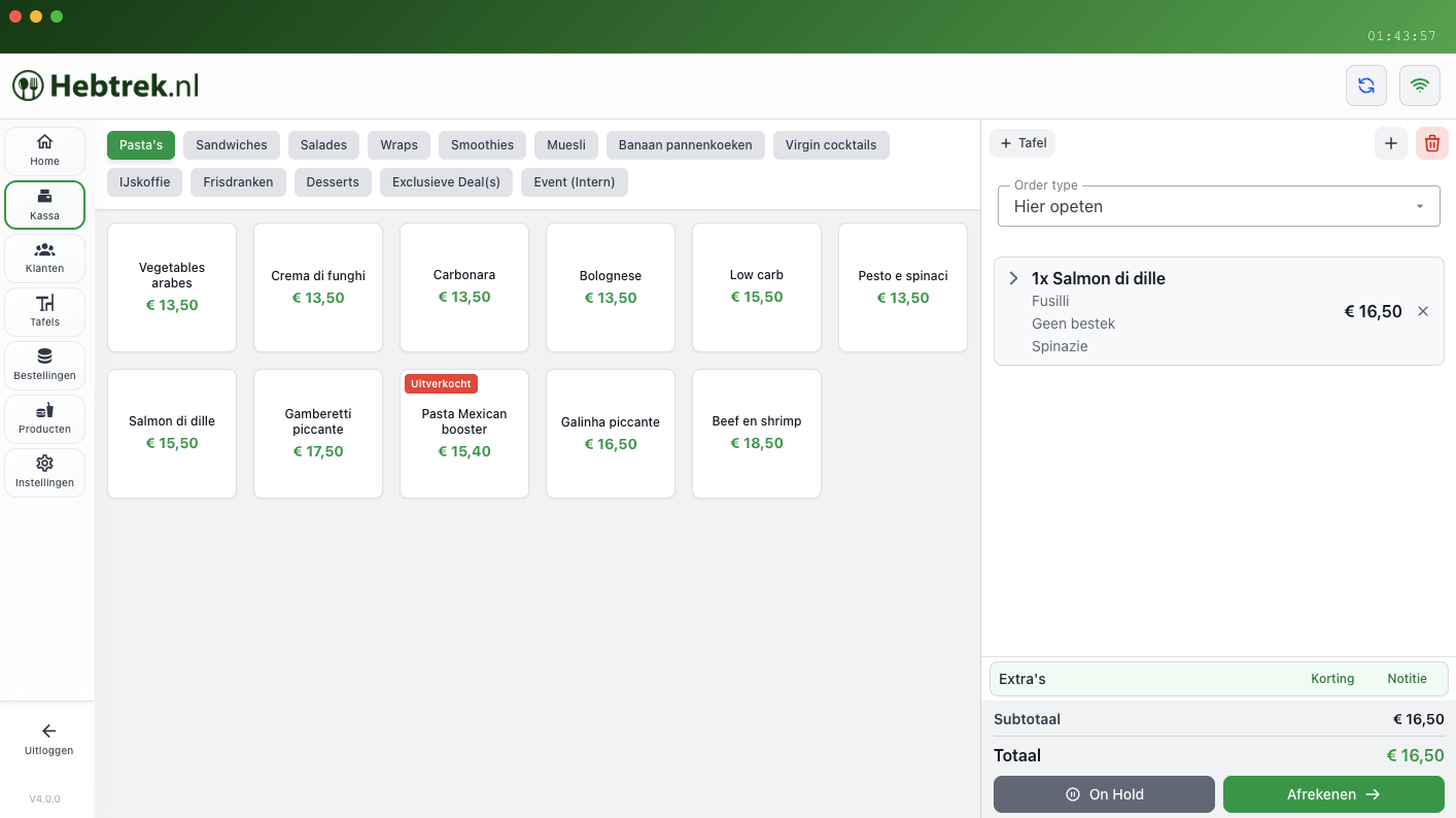 Hebtrek Connect POS Dashboard